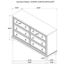 Load image into Gallery viewer, Wedner - 6 Drawer Dresser - Oak