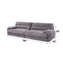 Load image into Gallery viewer, Cadenza - Corduroy Loveseat - Gray