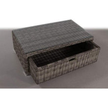 Load image into Gallery viewer, Glass Outdoor Coffee Table - Gray Mix