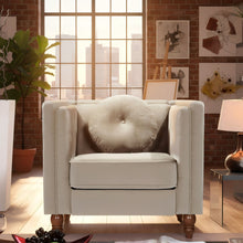 Load image into Gallery viewer, Chesterfield Accent Tufted Square Arm Side Chair