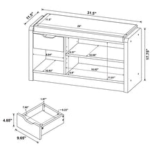Load image into Gallery viewer, Astor - Open Shelf Storage Bench