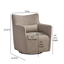 Load image into Gallery viewer, Ayla - Swivel Accent Chair With Matching Lumbar Pillow