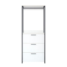 Load image into Gallery viewer, Fiona - Contemporary Wood And Metal Walk In Closet With Drawers
