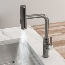 Load image into Gallery viewer, 360° Pull Down Kitchen Faucet With 4 Spray Modes