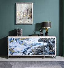 Load image into Gallery viewer, Liam - Marble Paint Console Cabinet - Multi