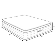 Load image into Gallery viewer, Starrett Black - 15" Euro Top Hybrid Mattress With Cooling Foam And Wrapped Coils