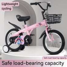 Load image into Gallery viewer, Fkznpj - 16" Sporty Kids Bike With Training Wheels And Stand Adjustable Saddle Suitable For Boys And Girls Aged 4 - 8 Years Tall Height 41 - 46" Available In A Variety Of Colors