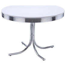 Load image into Gallery viewer, Retro Round Dining Table - White