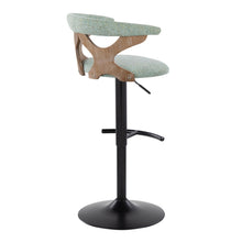 Load image into Gallery viewer, Gardenia - Contemporary Adjustable Barstool With Swivel With Rounded T Footrest (Set of 2)