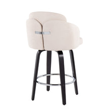 Load image into Gallery viewer, Dahlia - Contemporary Counter Stool Round Footrest (Set of 2)