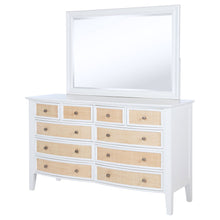 Load image into Gallery viewer, Talia - 10 Drawer Dresser And Mirror Set - White
