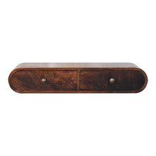 Load image into Gallery viewer, Wall Mounted Console Table - Walnut
