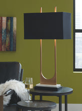 Load image into Gallery viewer, Malana - Metal Table Lamp - Brass Finish