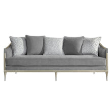 Load image into Gallery viewer, Fernando - Sofa With 5 Pillows - Champagne / Gray
