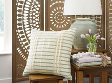 Load image into Gallery viewer, Rowton - Pillow (Set of 4) - White / Green