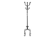 Load image into Gallery viewer, Coat Rack, Hall Tree, Free Standing, 8 Hooks, Entryway, Transitional - Black