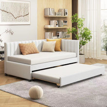 Load image into Gallery viewer, Upholstered Daybed, Sofa Bed Frame, No Box Spring Needed