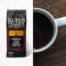 Load image into Gallery viewer, Rufus Teague Barbecue - Pitmaster Blend - Smoke Roasted Coffee - 12 oz Bag