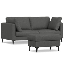 Load image into Gallery viewer, Ava - Mid Century Sofa With Ottoman Set