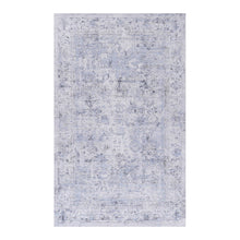 Load image into Gallery viewer, Maval - 4' X 6' Area Rug Washable - Blue / Cream