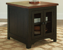 Load image into Gallery viewer, Valebeck - Rectangular End Table - Black / Brown