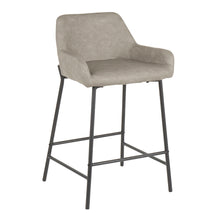 Load image into Gallery viewer, Daniella - Industrial Fixed Height Counter Stool (Set of 2)