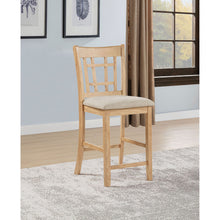Load image into Gallery viewer, Davis - Counter Height Dining Chair Linen (Set of 2) - Light Oak