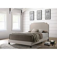 Load image into Gallery viewer, Copper - Eastern King Panel Bed - Beige