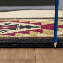Load image into Gallery viewer, Tribes - 5'3" X 7'3" Polypropylene, Southwest Area Rug - Cream