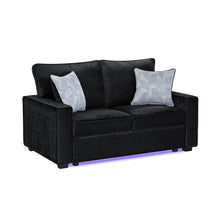 Load image into Gallery viewer, Rita - Loveseat, LED Base Lighting, Cushions And 2 Accent Pillows