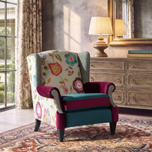 Load image into Gallery viewer, Anya - Wingback Accent Arm Chair - Blue