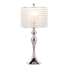 Load image into Gallery viewer, Ashland - Contemporary Table Lamp Round Clear Crystal Beads (Set of 2) - Polished Nickel