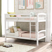 Load image into Gallery viewer, Solid Construction Bunk Bed With Ladder