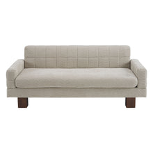Load image into Gallery viewer, Modern Loveseat Sofa, 2 Seater With Square Arms For Living Room