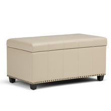 Load image into Gallery viewer, Amelia - Transitional Storage Ottoman Bench
