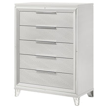 Load image into Gallery viewer, 5 Drawer Bedroom Chest Of Drawers - White