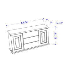 Load image into Gallery viewer, Ariya - Buffet With Clear Glass Inlay