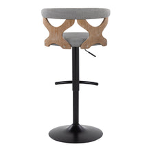 Load image into Gallery viewer, Gardenia - Contemporary Adjustable Barstool & Swivel With Rounded T Footrest (Set of 2)