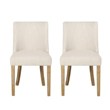 Load image into Gallery viewer, Classic Fabric Dining Chair (Set of 2) - Beige