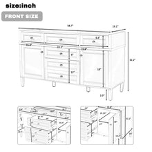 Load image into Gallery viewer, Bathroom Vanity Cabinet Only, 3 Drawers & 2 Doors, Adjustable Shelf, Soft Close Hinges - White