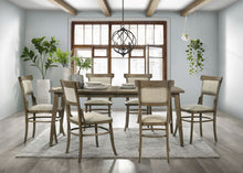 Load image into Gallery viewer, Bistro - Dining Table With Off Fabric Dining Chairs