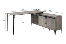 Load image into Gallery viewer, Zakawani - Writing Desk With Cabinet - Gray