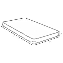 Load image into Gallery viewer, Simon - 7" Bunkie Board Foam Mattress With Orthopedic Support And Breathable Fabric