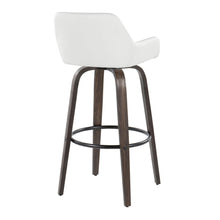 Load image into Gallery viewer, Daniella - Contemporary Fixed Height, Barstool With Swivel With Round Footrest (Set of 2)