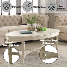 Load image into Gallery viewer, Fordon - French Antique Coffee Table - Ivory