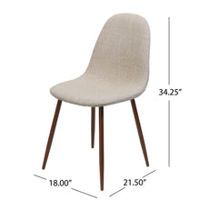 Load image into Gallery viewer, Elegant Dining Chair Set With Fabric