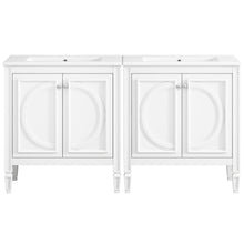 Load image into Gallery viewer, Bathroom Vanity With Sink With 2 Doors And Adjustable Shelf