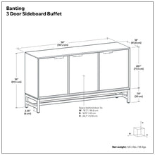 Load image into Gallery viewer, Banting - Door Sideboard Buffet