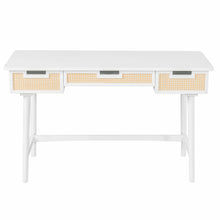 Load image into Gallery viewer, Writing Desk With 3 Drawers For Living Room