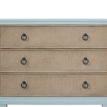 Load image into Gallery viewer, 3 Drawers Hall Chest With Cane Fronts